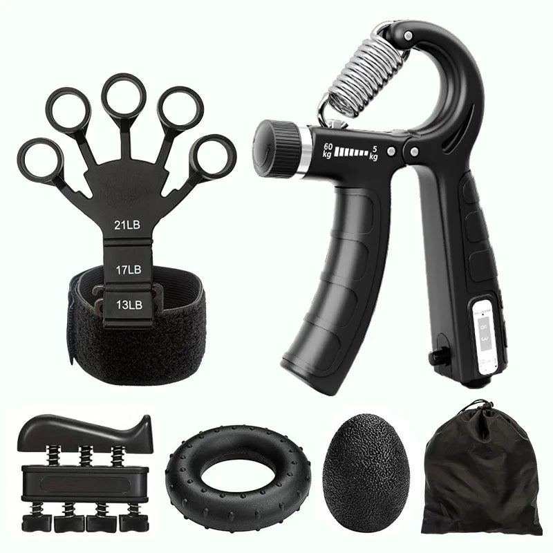 5 Pack Finger Trainer Grip | Hand Grips Strength Device for Men and Women additional angle