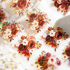 Journal GO Flower Washi Tape Set | Fragrant Scrapbooking Decorative Tape detail view