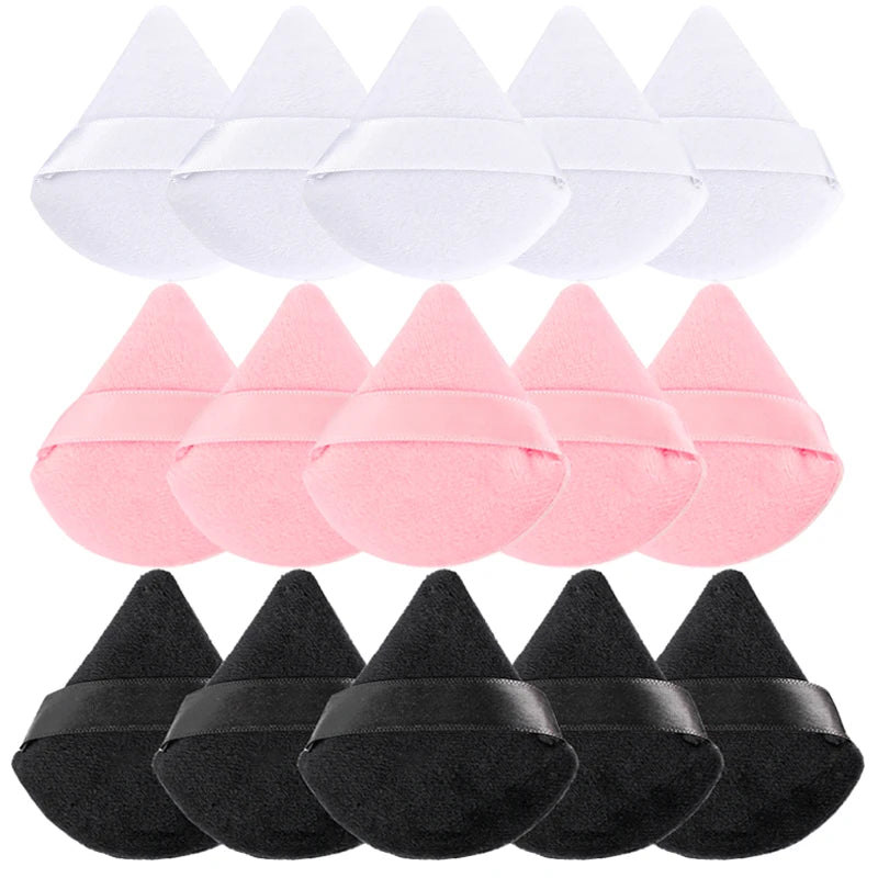 1/2/4pcs Triangle Powder Puff Soft Velvet Facial Makeup Sponge Puff Mixer Beauty Foundation Make-Up