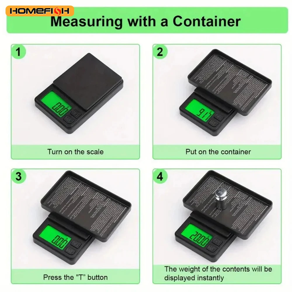 Mini Jewelry Scale | Digital Pocket Scale with 500g/0.01g Precision lifestyle view
