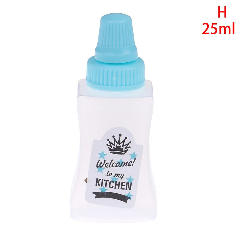 1-6Pcs Mini Seasoning Sauce Bottle Portable Tomato Ketchup Bottle Salad Dressing Cont alternate view