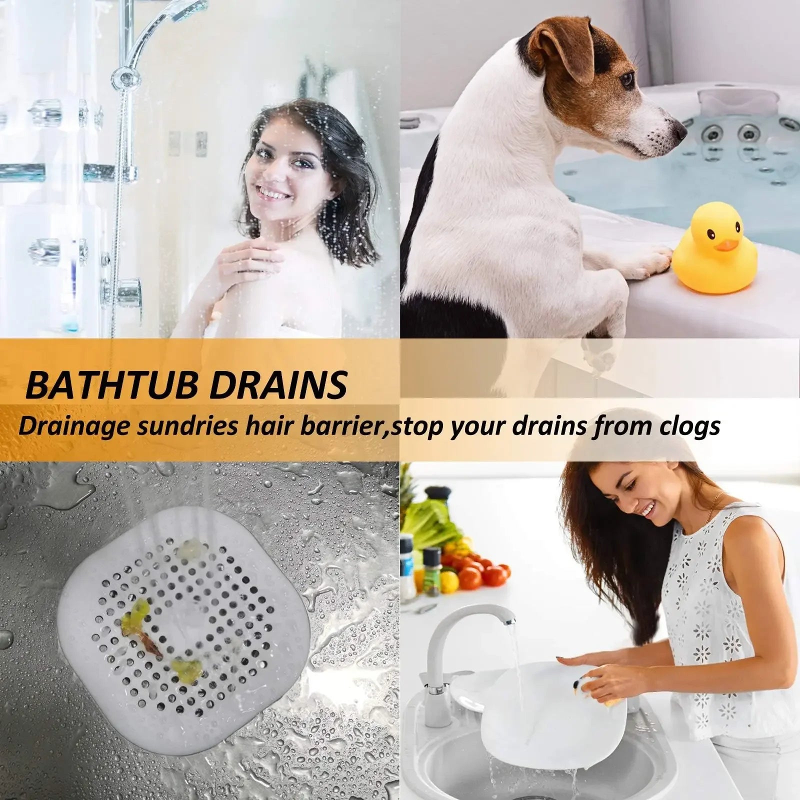 Plug Stopper Kitchen Sewer Silicone Bathroom Floor Bathtub WaterFilter Home Accessories detail view