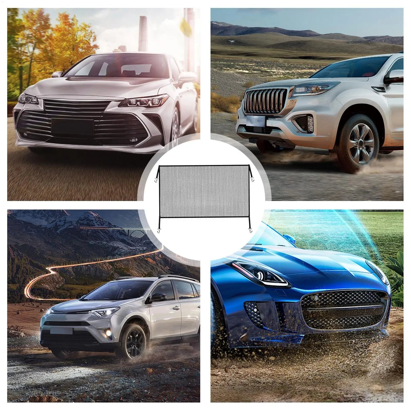 Car Net Barrier Universal Rat Resistant Anti Insect Car Condenser Protective Net Bugs Air Radiator Automotive Grille Guard