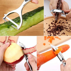 Stainless Steel Vegetable Peeler Potato Peeler Multifunctional Carrot Grater Fruit Tools detail view