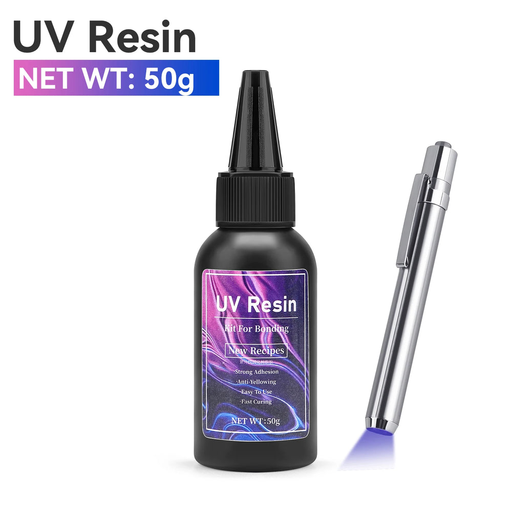 UV Epoxy Resin Glue for Jewelry Making | High Transparency Fast Drying Hardness alternate view