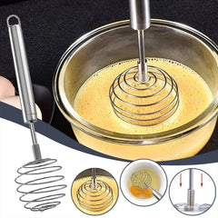 Stainless Steel Ball Spring Whisk | Handheld Mixer for Eggs, Butter, and Potatoes