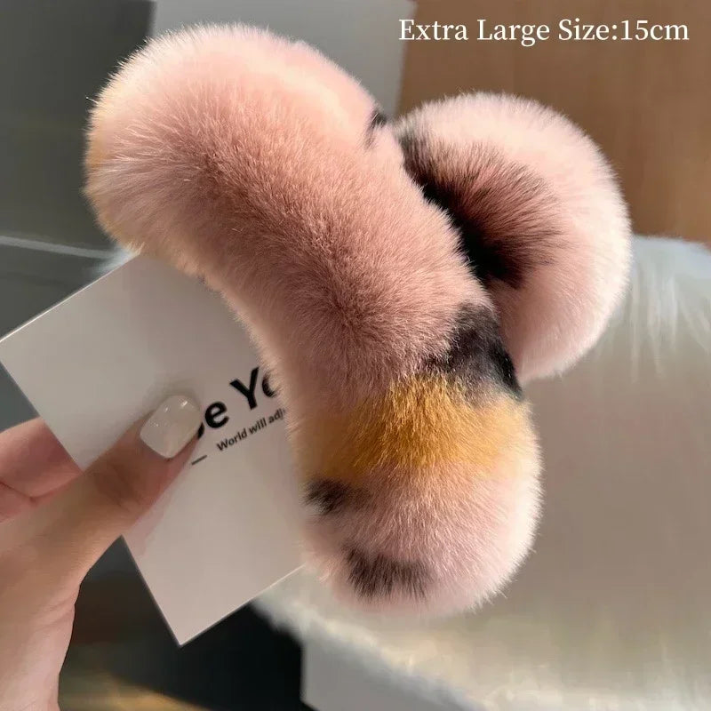 Hair Furry Claw Accessories for Women Clip Pinzas Para El Pelo Korean Fashion Headband Clips Pin Pinzas Pelo Hairclip Haarklem