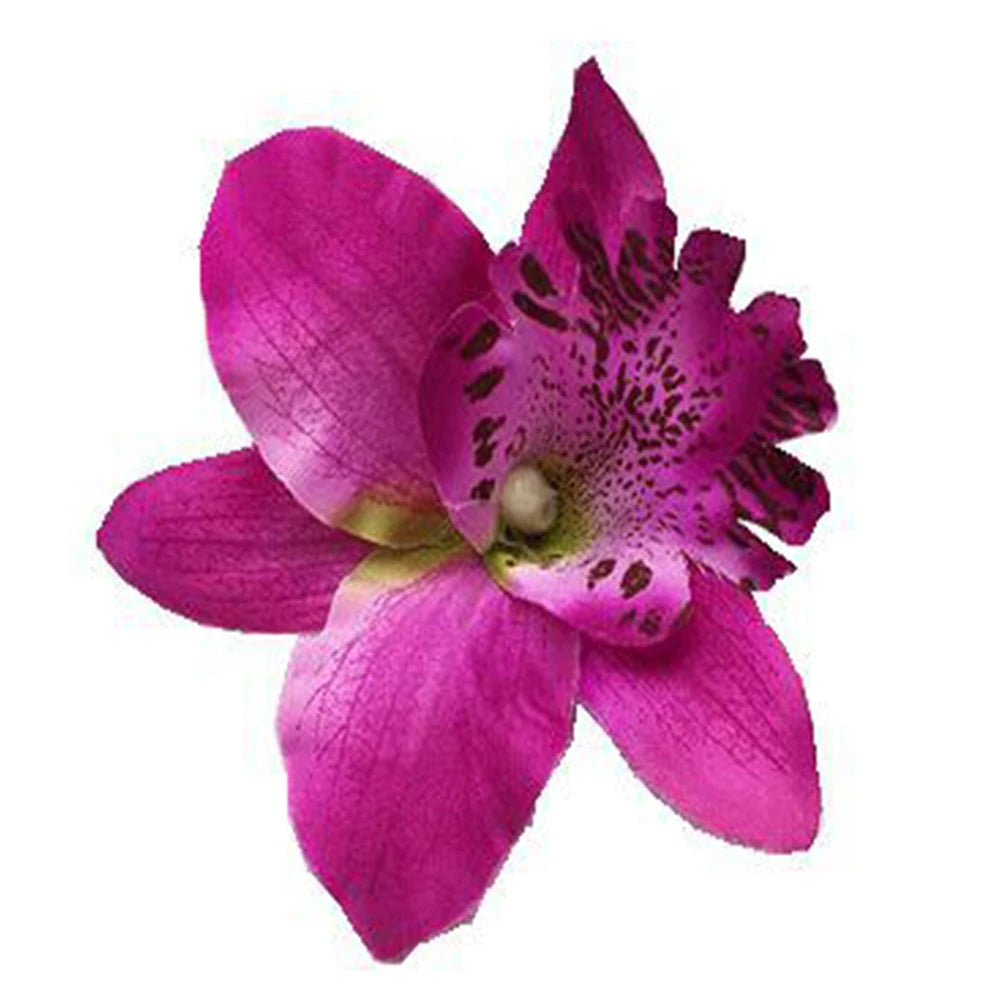 Hawaiian Thai Orchid Flowers Hair Clips Bride Flowers Hair Clips Girls Sweet Hairpins alternate view