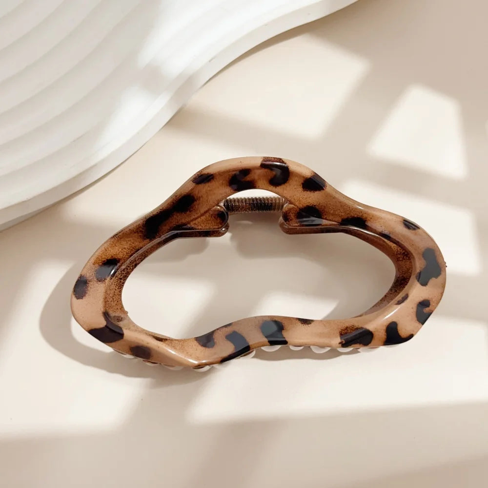 19 Styles Hair Claw Clips for Women Flower Cross Dots Heart Geometric Chic Barrettes alternate view