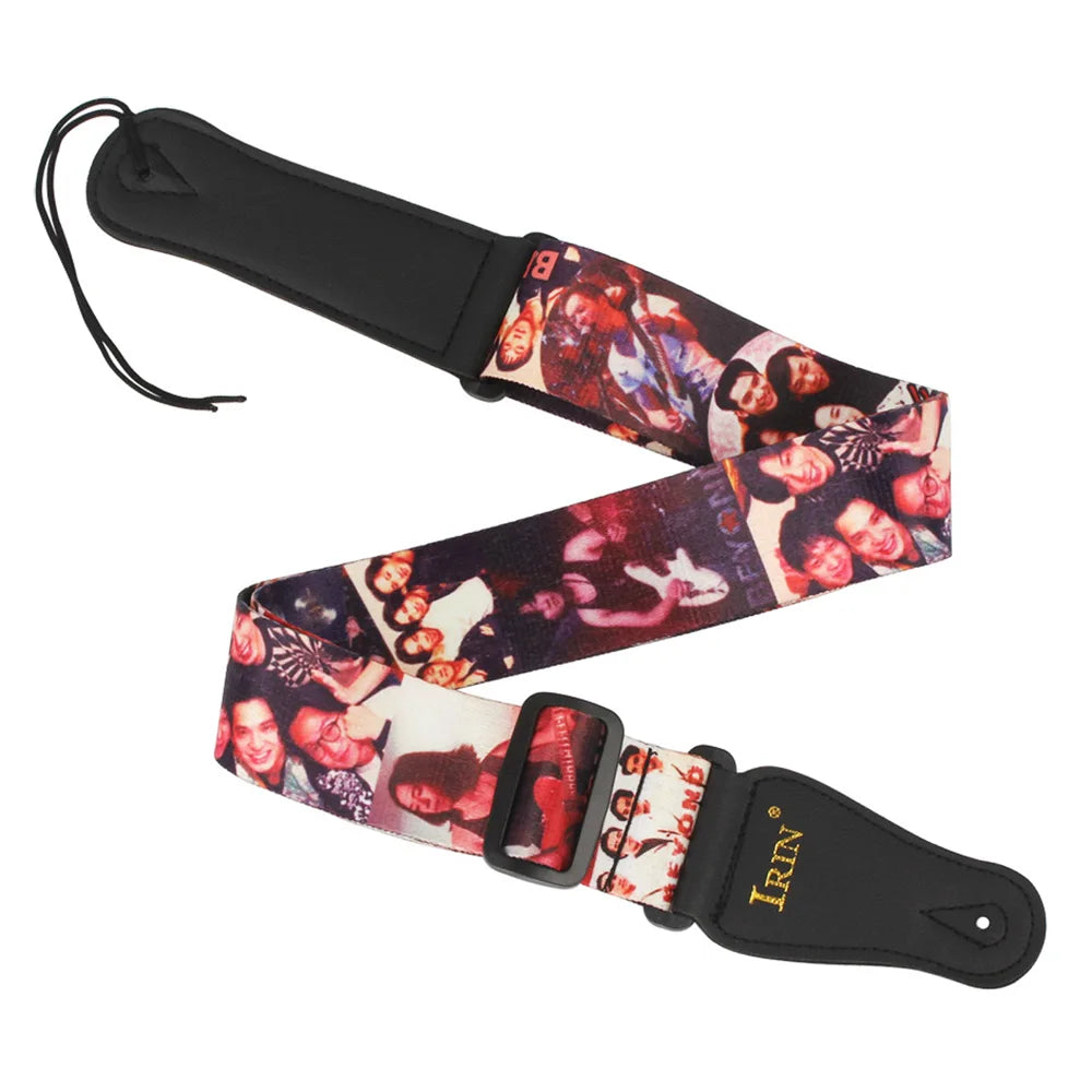 Guitar Strap Multi-Color Guitar Belts Adjustable Pure Cotton Guitar Straps for Bass additional angle