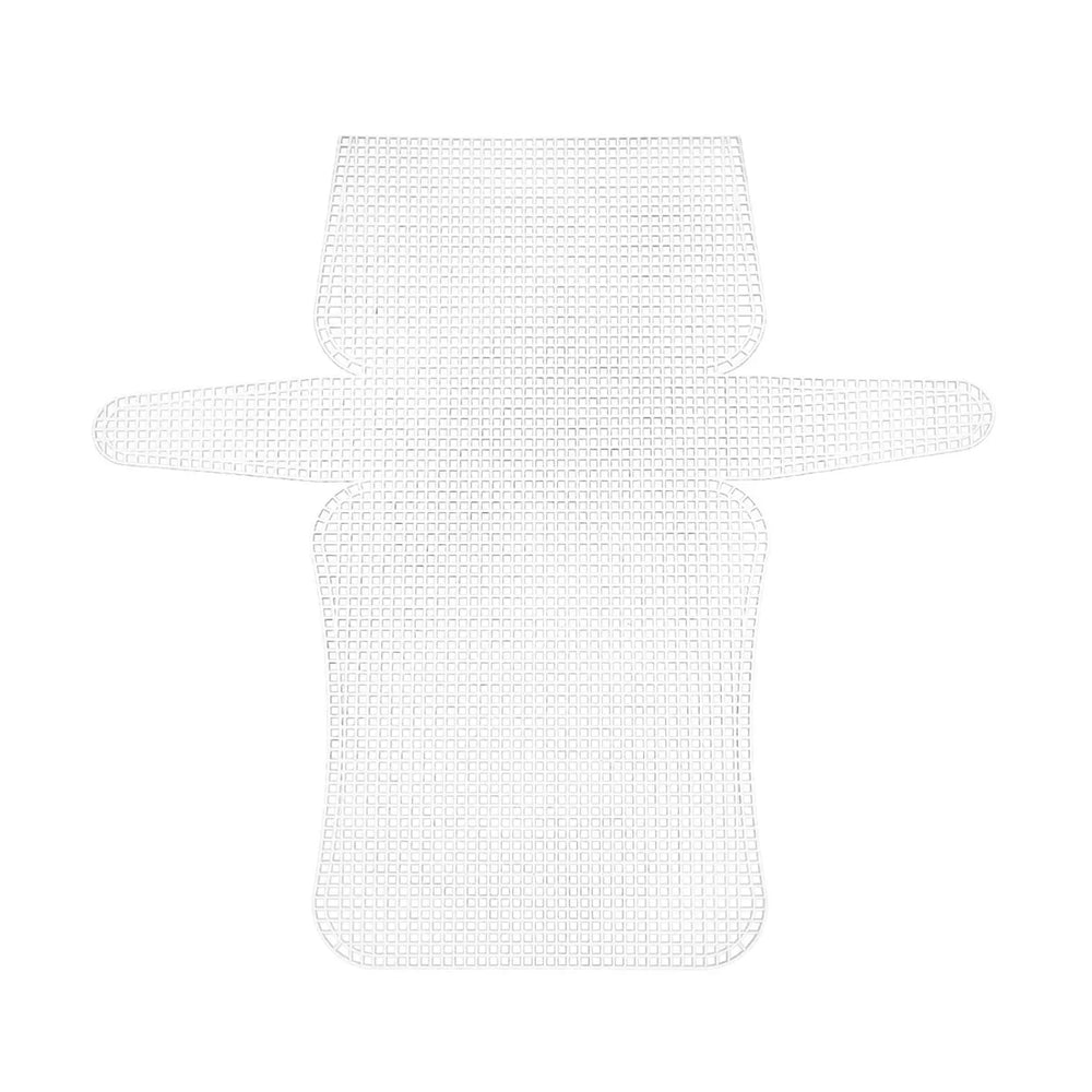 1-4Pcs Plastic Mesh Canvas Sheets Clear Plastic Mesh Sheets Blank Needlepoint Canvas alternate view