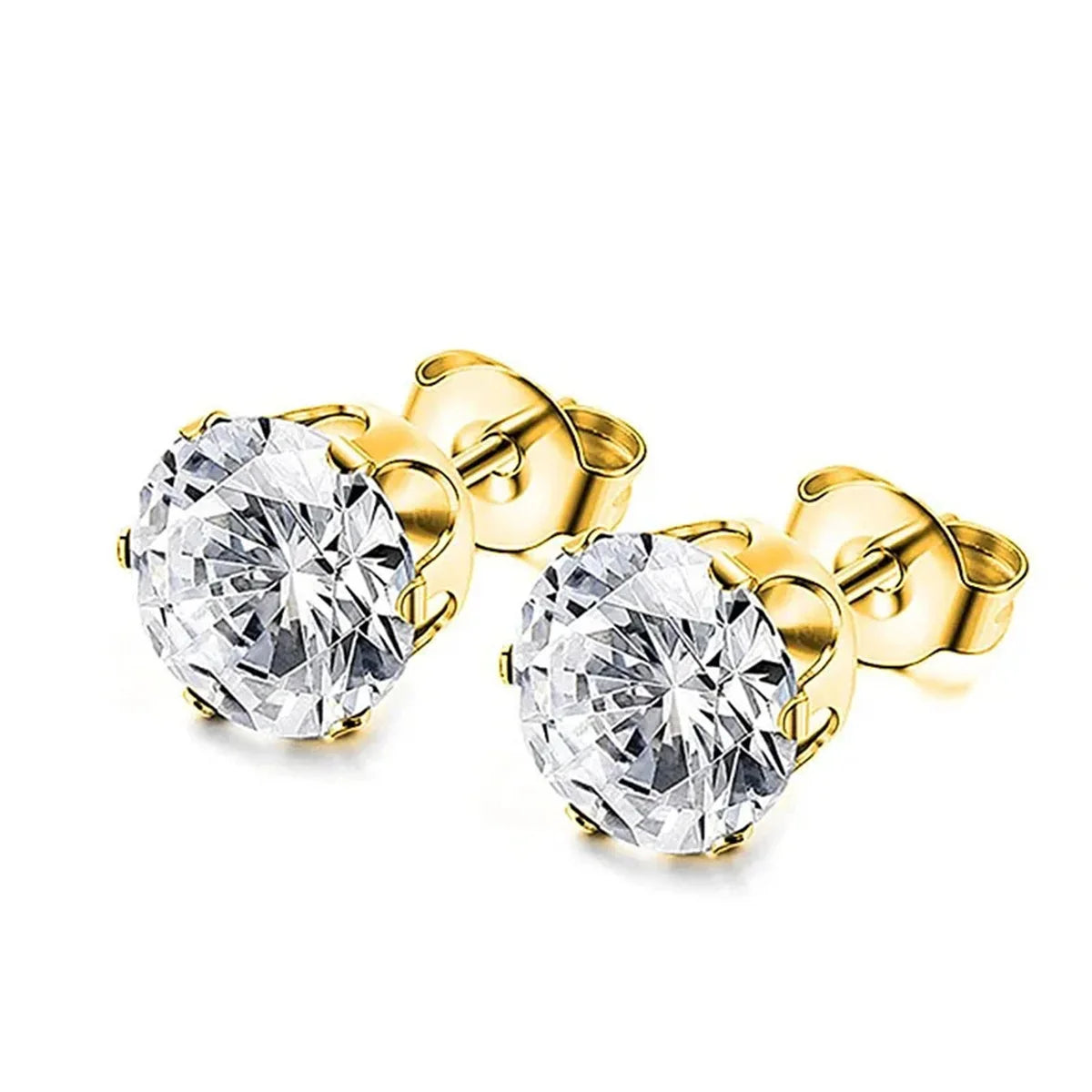 1/15Pairs Punk Cool Gothic Stainless Steel Stud Earrings Set for Men Women,Fashion additional angle