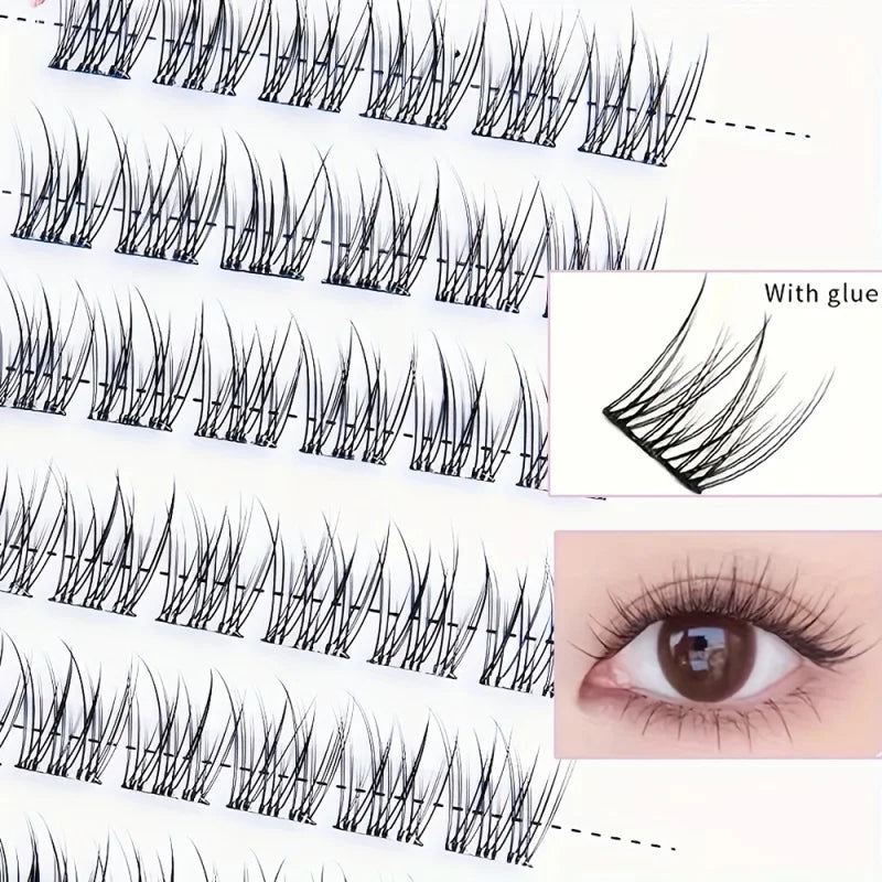 Self-Adhesive Eyelashes | No Glue Needed, C-Curl, Japanese-Korean Beauty Series for Ever detail view