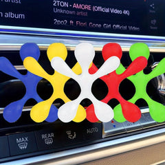 Car Air Vent Aromatherapy Clips Silicone Diffuser Holders close-up view