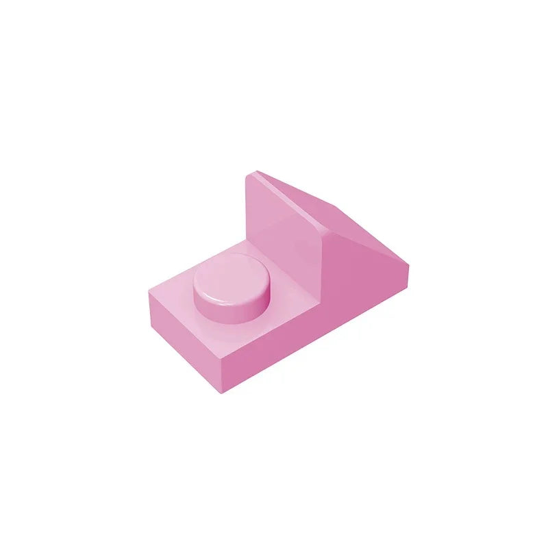 Gobricks GDS-832 Slope 45 2x1 with 2/3 Cutout | Compatible Building Block for DIY close-up view