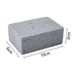 1PC BBQ Grill Cleaning Brush with Pumice Brick Block - Outdoor Kitchen Barbecue Cleaning detail view