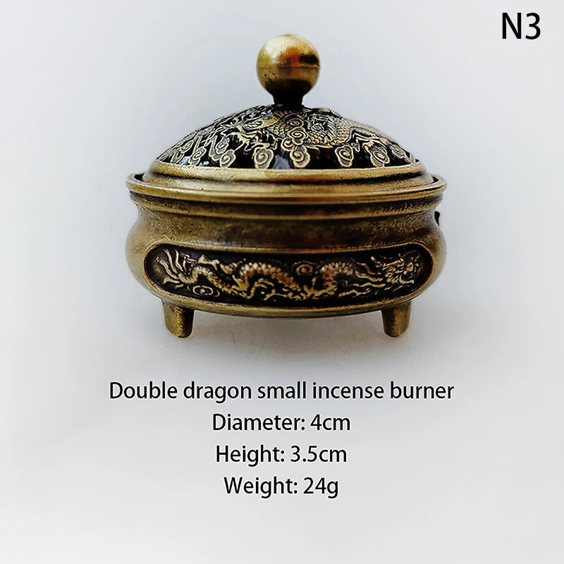 Elephant Lotus Incense Burner | Metal Incense Holder for Yoga Meditation detail view
