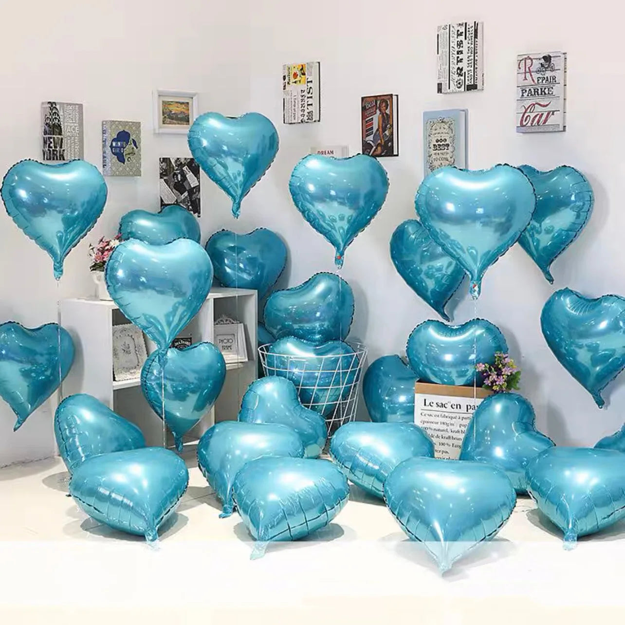 Love Heart Foil Balloons Helium Balloon Valentine's