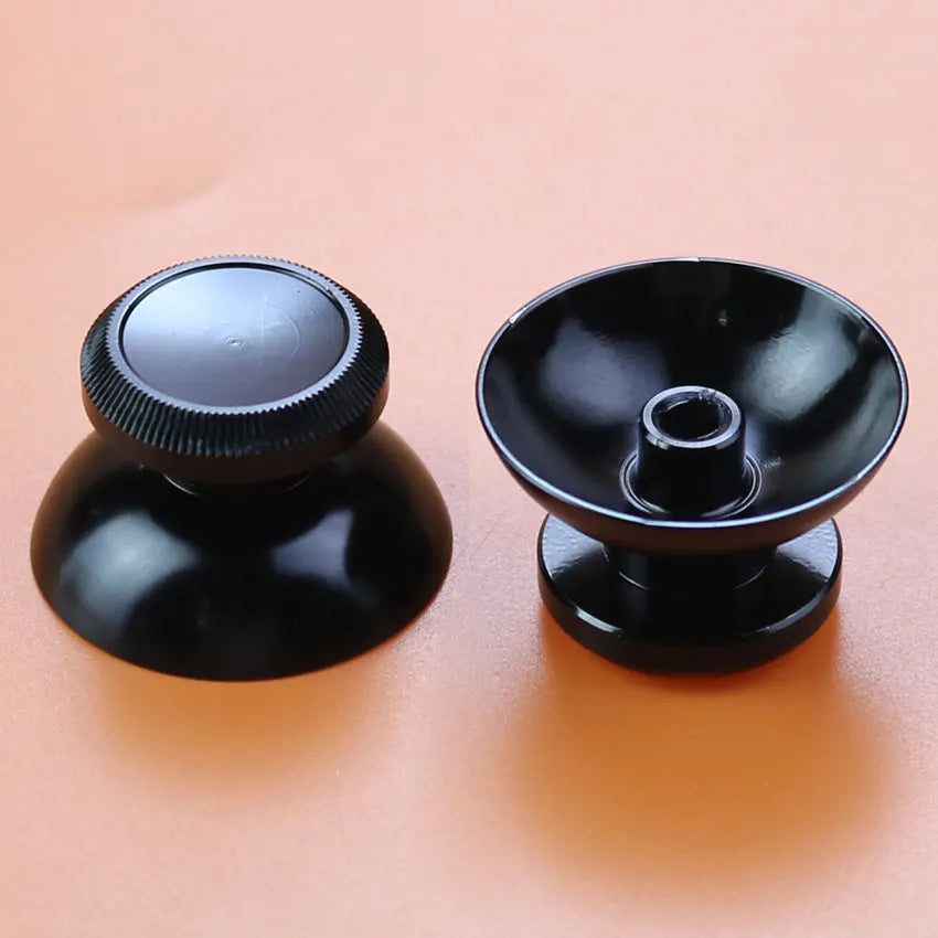 JCD 2PCS Colorful Aluminum Metal 3D Analog Thumbsticks Mushroom Joystick Cap For Xbox close-up view