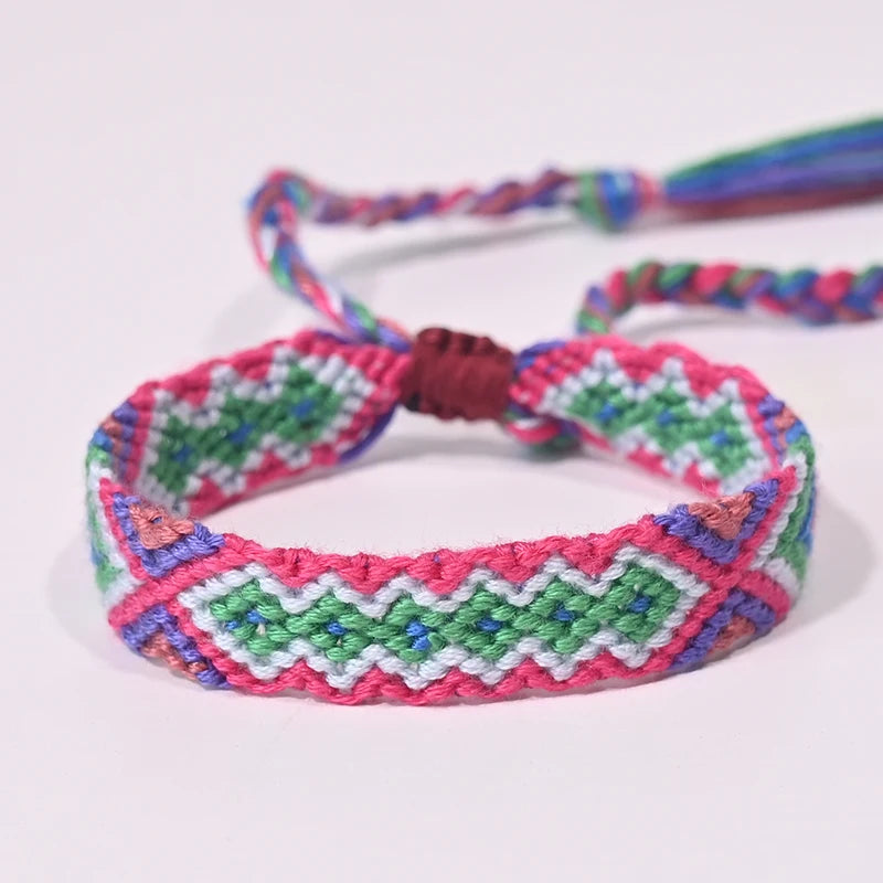 Rope Weave Bohemia Friendship Bracelet | Handmade Summer Beach Style Jewelry detail view