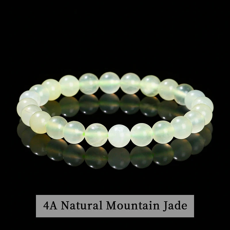 JD Natural Black Spectrolite Flash Smooth Beaded Bracelet Women Men 6 8 10mm Labrador alternate view