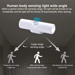 Rechargeable Motion Sensor RGB Night Light | Cat Eye Wall Lamp with 7-Color Changing & close-up view
