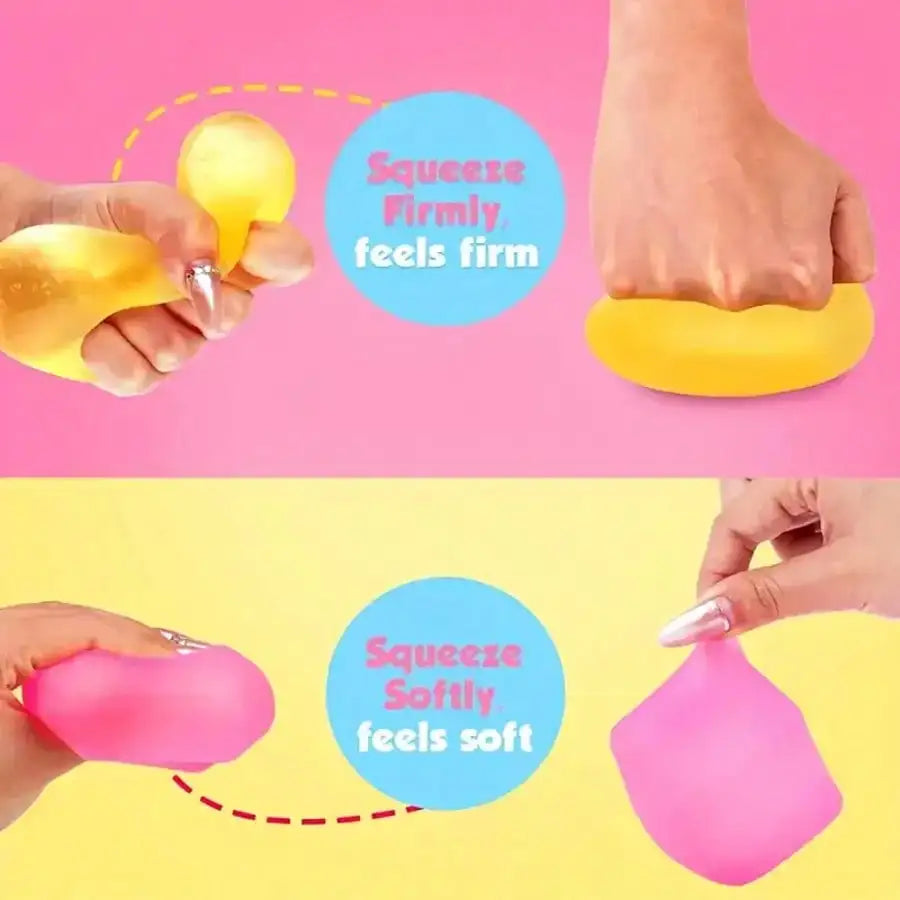 Ice Cube Stress Squeeze Toy | Sensory Fidget Toy for Relaxation and Focus additional angle