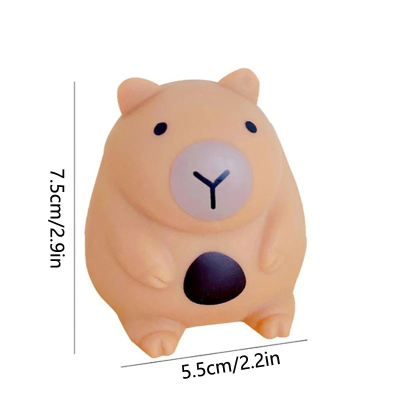 Capybara Mochi Squishy Toy | Slow Rebound Stress Relief Pinching Toy additional angle