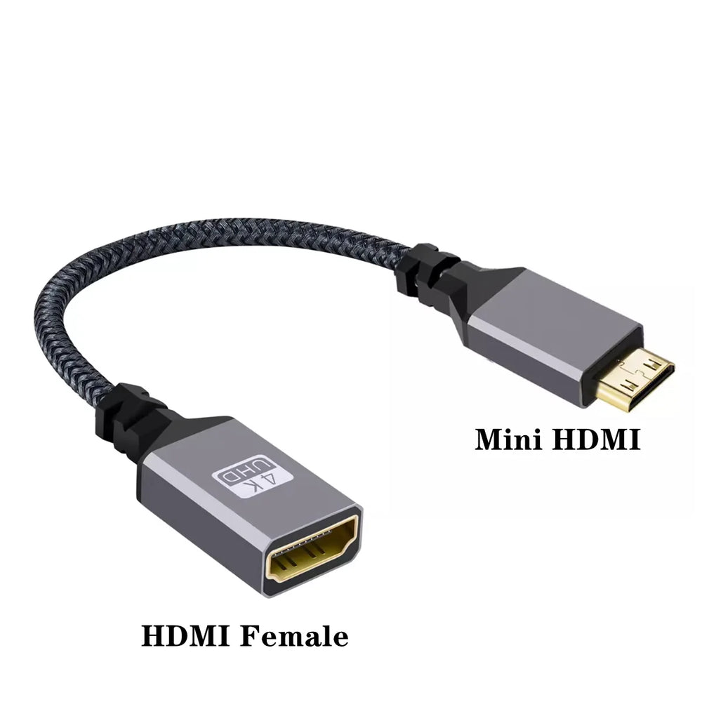 4K 60Hz HDMI-Compatible Extension Cable | Male to Female Adapter for Micro/Mini HDMI detail view