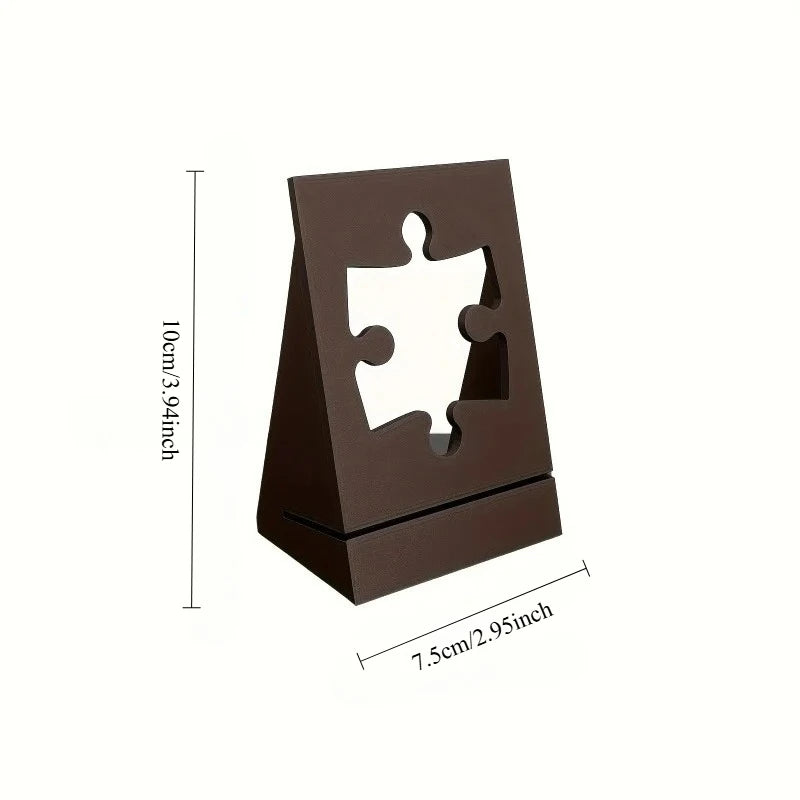 1pc Puzzle Poster Box Cover Display Stand | Durable Plastic Collectible Display additional angle