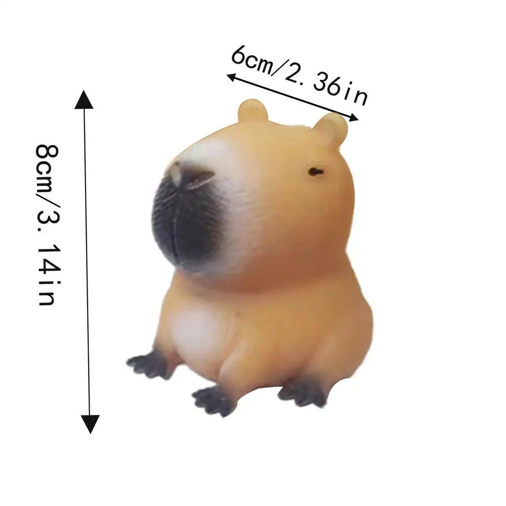 Squishys Capybara Squeeze Toy | Soft Fidget Stress Relief Pinch Toy alternate view