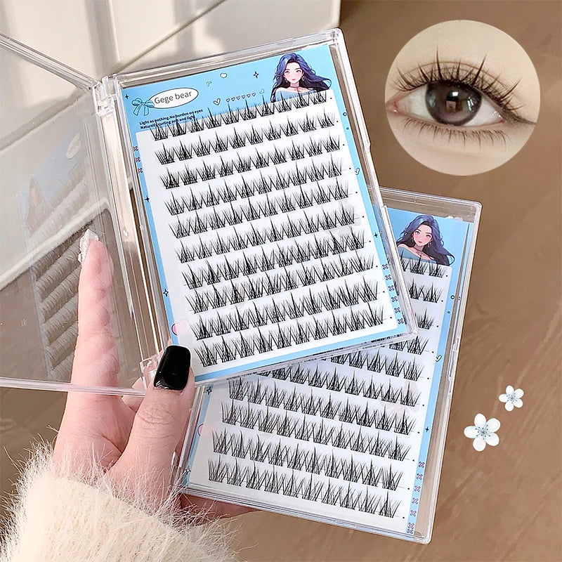 Gege Bear Glue-Free DIY False Eyelashes | Long, Thick & Natural Solar System Lashes alternate view
