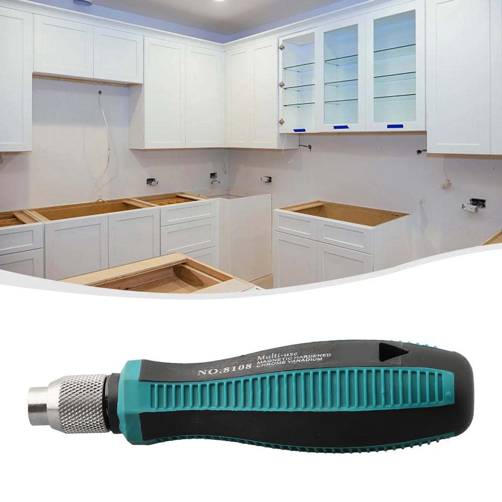 1/4'' Hex Screwdriver Handle | Magnetic Self-Locking Bit Holder for Repairs detail view