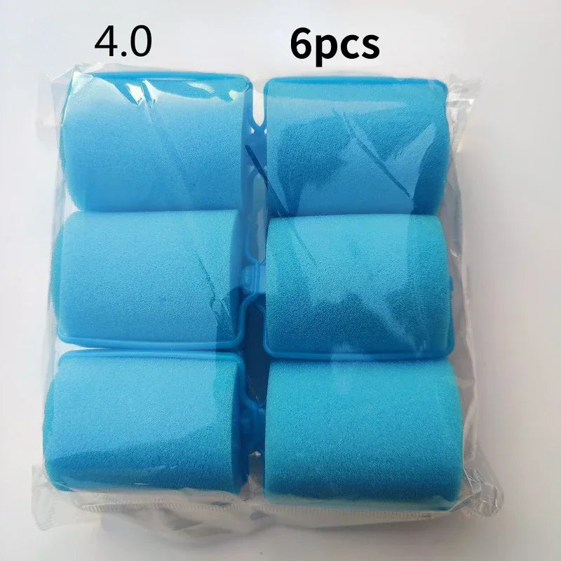 Soft Sponge Foam Hair Rollers | DIY Curling Kit for Natural Bouncy Curls additional angle