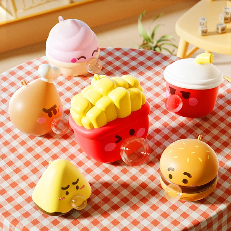 Cute Food Series Spitting Bubbles Squishy Toys | Stress Relief Sensory Fidget for Adults detail view
