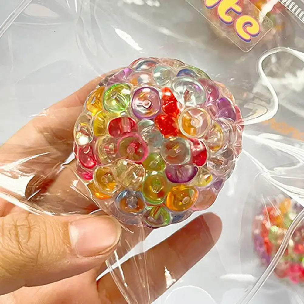 Creative Explosion Beads Squishy Balls | Slow Rebound Stress Relief Fidget Toy alternate view