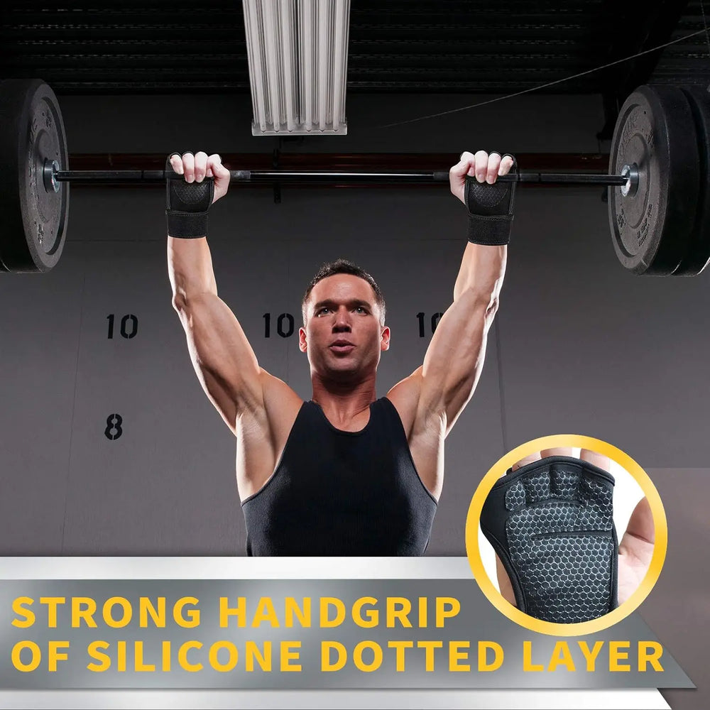 Gym Gloves for Men Women | Fitness Weight Lifting Gloves with Wrist Support lifestyle view