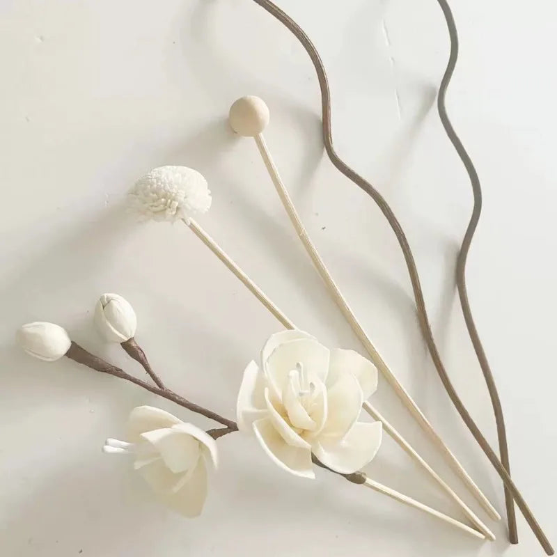 5/6Pcs Flower Fragrance Stick Fireless Aromatherapy Rattan Sticks Fragrance Diffuse additional angle