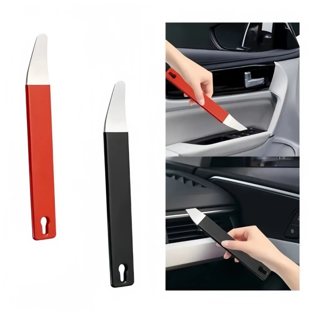 Stainless Steel Car Pry Board Car Trim Removal Level Pry Tools Door Panel Audio Ter additional angle