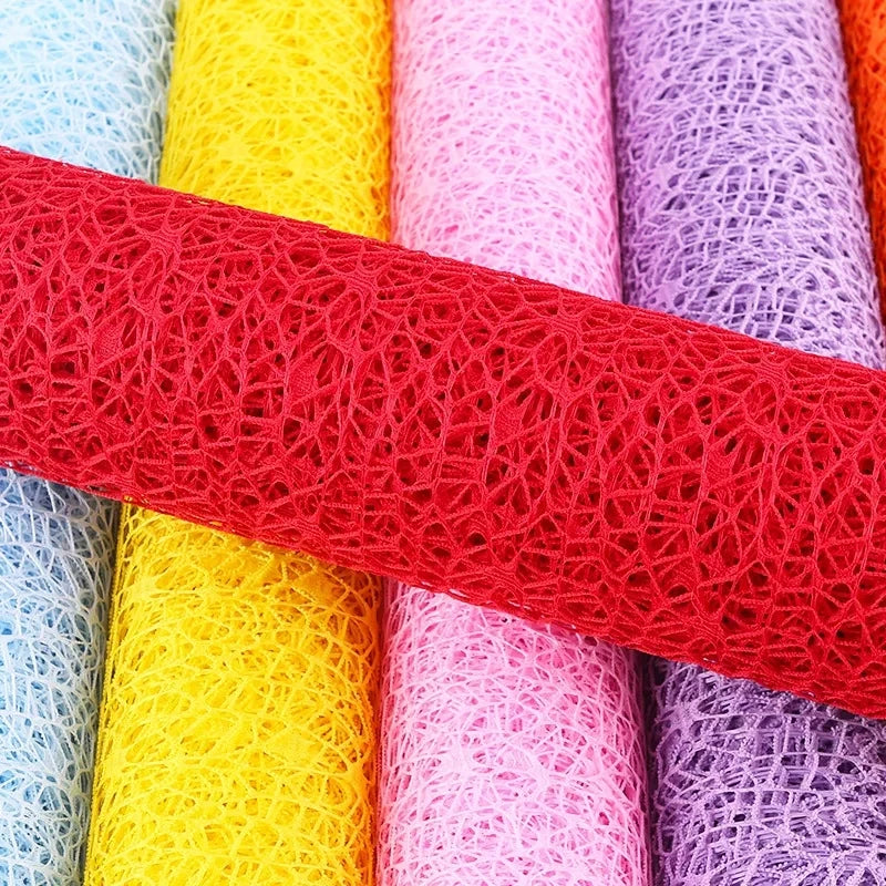 1 Roll Korean Style Jacquard Net Ribbon | Flower Bouquet Packaging DIY Material alternate view