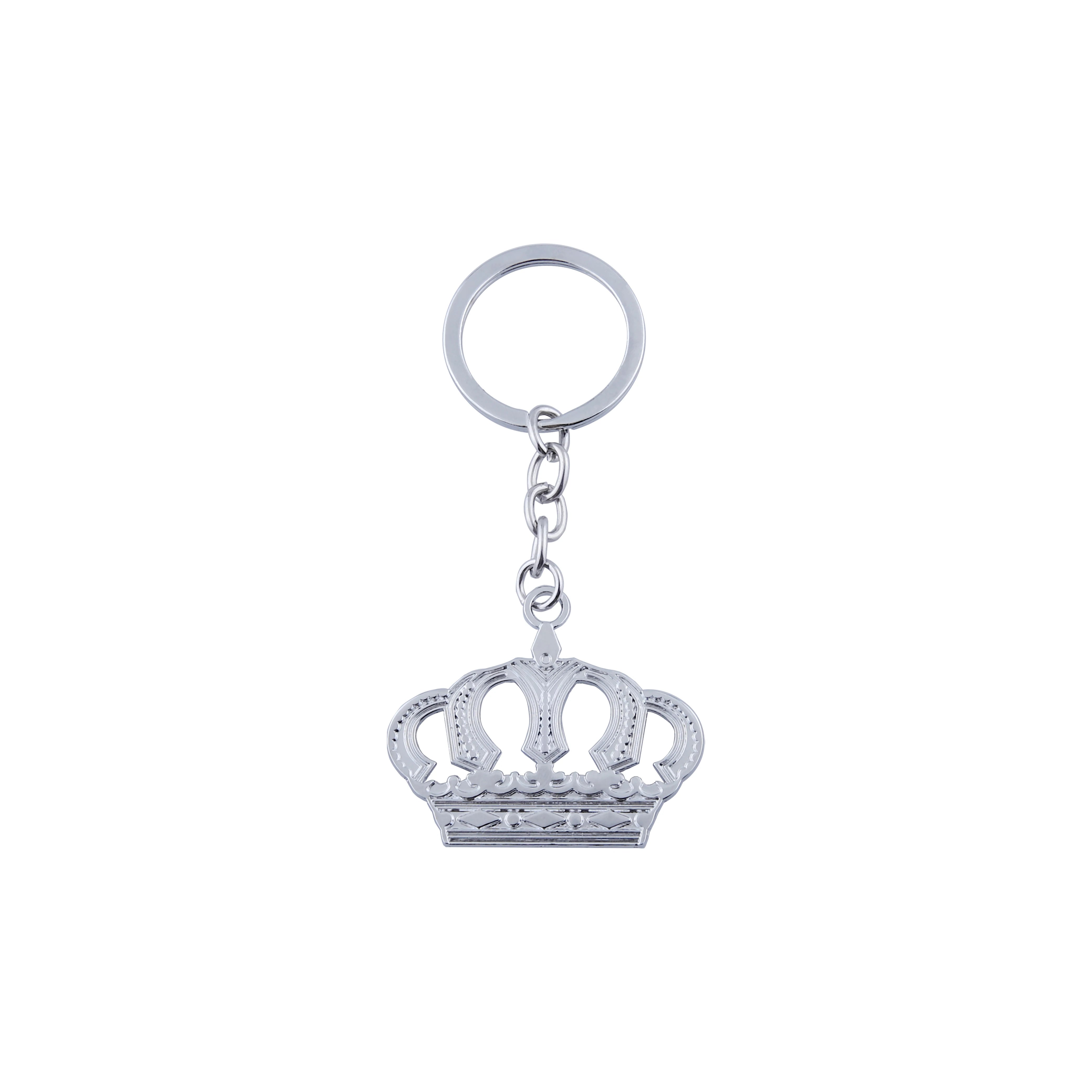 Mini Crown Keychain | Metal Car Keychain Pendant alternate view
