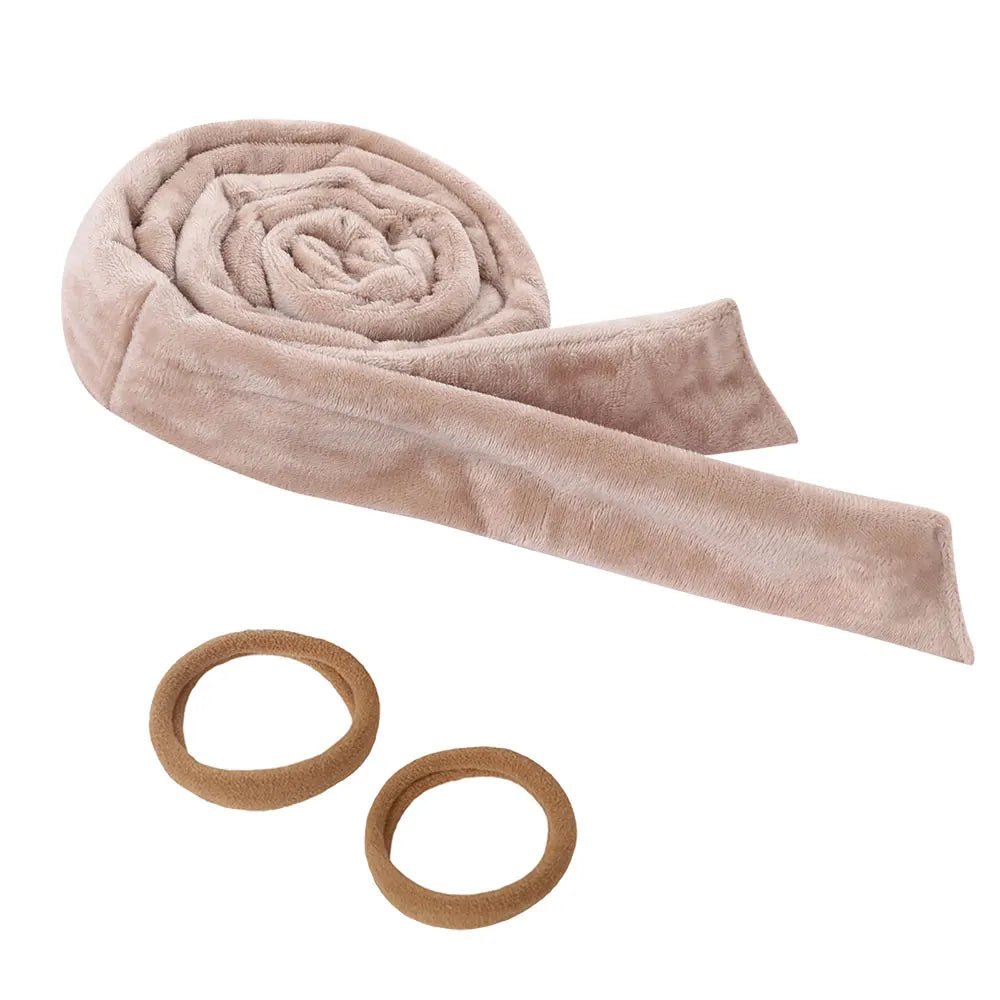 Heatless Curling Rod Headband No Heat Hair Curler Soft Lazy Hair Rollers Sleeping Cur lifestyle view