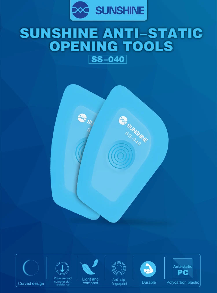 ESD Safe Pry Card Set | Phone Opening and Repair Tool Kit close-up view
