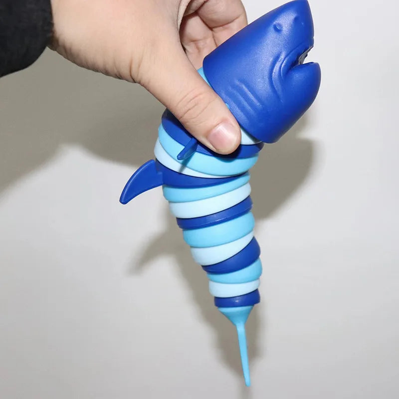 Stress Relief Fidget Slug Toy | Anxiety Sensory Toy for Adults and Kids close-up view