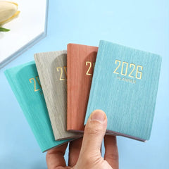 Portable A7 2026 Agenda Book – Pocket Weekly Planner with Calendar