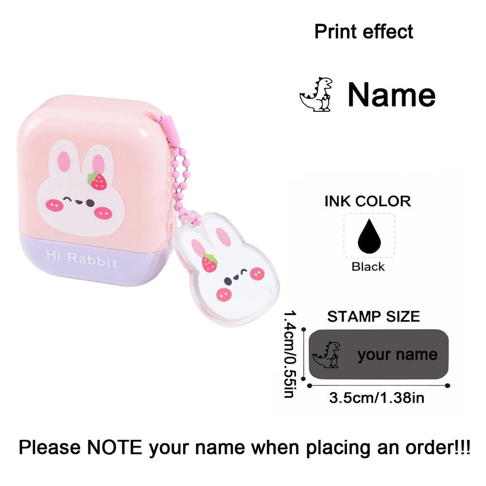 Custom Name Stamp for Clothes and School Uniforms | Personalized Belongings Marker additional angle