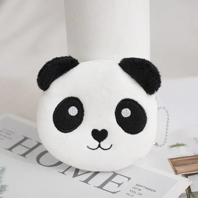 Cartoon Cute Pig Animal Coin Purse | Kawaii Soft Plush Zipper Wallet for Kids additional angle
