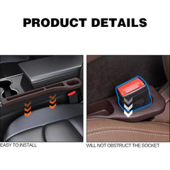 Car Seat Gap Filler Console Organizer 2PCS