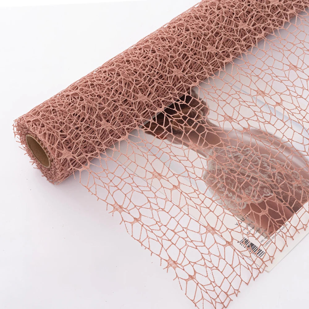 1 Roll Korean Style Jacquard Net Ribbon | Flower Bouquet Packaging DIY Material detail view