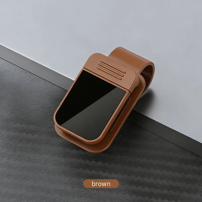 Car Sun Visor Sunglasses Clip Holder Stable Eyeglasses Hanger Card Ticket Organizer I lifestyle view